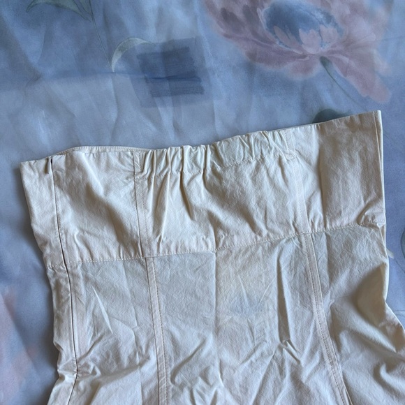 MYMUMMADEIT BUTTON MINI DRESS - BONE - Picture 12 of 16